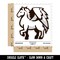 Mythical Winged Horse Pegasus Waterproof Vinyl Phone Tablet Laptop Water Bottle Sticker Set - 5 Pack
